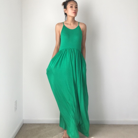 CHICBOMB Dresses & Skirts - KELLY GREEN maxi dress. IN TREND